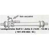 NEU + Lenkgetriebe VW Golf 2 / Jetta 2 19 .1 feinverzahnt - VAG / VW / Audi 9.83 - 8.90 - Seat Toledo 19 .1 fe