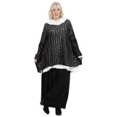 AKH Fashion Lagenlook Netz Pullover Überwürfe Baumwolle
