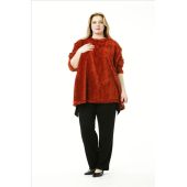Lagenlook Plüsch-Pullover AKH Fashion