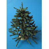 Weihnachtsbaum klein mit Ständer 10 cm Puppenhaus Miniatur 1:12