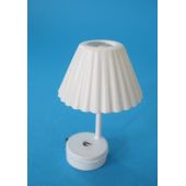 Tischlampe LED weiss Puppenhaus Beleuchtung Miniaturen 1:12