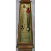 **Sturmglas/Barometer nach Admiral Fitzroy- Deutsche Wertarbeit- Holz Buche 46 cm