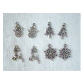 Embellishments Charms 4x2 st. Winter