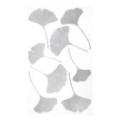 Hobby-Design Sticker Blätter IV silber