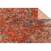 Tonzeichenpapier "Maps" 34 x 49,5 cm