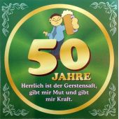Flaschenetikett Bier 50.Geburtstag Jubiläum Geschenkidee Präsent
