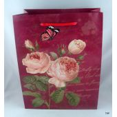 Geschenktüte Rosen Ihre Geschenkverpackung Maße:  23 x 18 x 8 cm