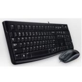 Tastatur Logitech MK120 Corded Desktop USB Keyboard + Mouse 1000dpi black (DE)