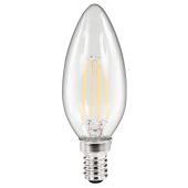 LED Filament Kerzenlampe McShine "Filed", E14, 4W, 490 lm, warmweiß, klar