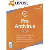 AVAST Pro Anti Virus 2018 - DVD-Edition