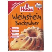 Haas Weinstein - Backpulver für lockere Backwaren 3 x 16g