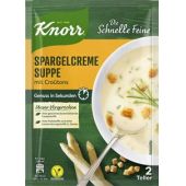 Knorr Schnelle Feine Spargelcreme Suppe m. Croutons 59g