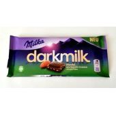 Milka darkmilk Alpenmilch Schokolade Mandel 85g