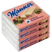 Manner original Neapolitaner mit Haselnusscreme 4 x 75g