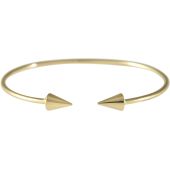 Gemshine - Damen - Armband - Armreif - Gold - Kegel - Kugel - Scandi - Minimalistisch - Geometrisch - Design