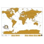 Rubbel Weltkarte Scratch Map rubbeln Reiseweltkarte Welt Karte Reise Poster groß Weltreisender
