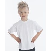 SNAP T-Shirt Basic-Line Kids, Gr. 128, Farbe weiss