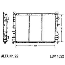 NEU + Kühler Alfa Romeo 155 2.0 - 16V - Q4 - 9.91 - 8.xx - Kühlsystem Wasserkühler / Radiator + + + NEU