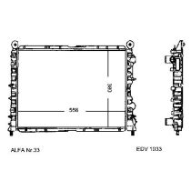 NEU + Kühler Alfa Romeo 145 .2 / 146 .2 1.4 / 1.6 / 1.8 / 2.0 QV - 9.96 - 8.xx - Alfa Romeo 155 .2 2.0 QV - 9.