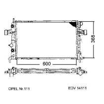 NEU + Kühler Opel Astra G 2.0 - 16V / 2.0 DTL Schaltgetriebe / Automatic / Klimaanlage - GM / Vauxhall 9.97 -