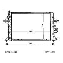 NEU + Kühler Opel Astra G 1.7 DTi - 16V Schaltgetriebe / Automatic / Klimaanlage - GM / Vauxhall 9.99 - 8.xx -