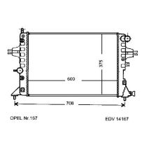 NEU + Kühler Vauxhall Astra .4 1.4 - 16V / 1.6 - 16V / 1.8 - 16V Automatic / Klimaanlage - 9.xx - 8.xx - Holde