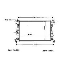 NEU + Kühler Opel Omega B .2 2.2 - 16V / 2.2 DTi Schaltgetriebe / Klimaanlage - GM / Vauxhall 9.00 - 8.03 - Kü