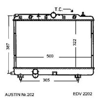 NEU + Kühler Rover 220 2.0 / DT / TD - Austin / BMC 09.95 - 08.99 - Rover 25 2.0 / DT - 09.99 - 08.xx - Kühlsy