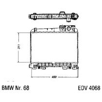 NEU + Kühler BMW 5 E 28 520 / 525 Automatic - 9.84 - 8.xx - Kühlsystem Wasserkühler / Radiator + + + NEU