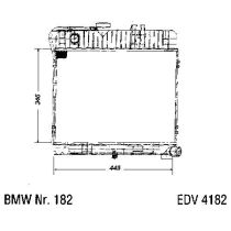 NEU + Kühler BMW 5 E 28 518 Klimaanlage / Automatic - 9.84 - 8.xx - Kühlsystem Wasserkühler / Radiator + + + N