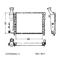 NEU + Kühler Citroen AX 10 / 11 / AX .2 14 1.0 / 1.2 / 1.4 E / RE / TRS / GT Schaltgetriebe - 9.86 - 8.91 - Kü