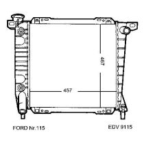 NEU + Kühler Ford Explorer 2.3 / 3.0 / 4.0 Schaltgetriebe / Klimaanlage - 9.92 - 8.xx - Kühlsystem Wasserkühle
