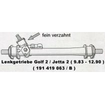 NEU + Lenkgetriebe VW Golf 2 / Jetta 2 19 .1 feinverzahnt - VAG / VW / Audi 9.83 - 8.90 - Seat Toledo 19 .1 fe
