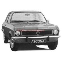 Motorhaube Opel Ascona A rot - GM / Vauxhall 9.69 - 8.75 - Klappe Vorn - gebraucht