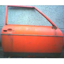 Tür Audi 50 / VW Polo / Derby 86 .1 2 / 3T / R orange - 9.73 - 8.83 - gebraucht