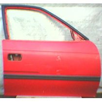 Tür Opel Astra F 4 / 5T / VR rot - GM / Vauxhall 9.91 - 8.98 - gebraucht