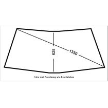 Windschutzscheibe Audi 80 / VW Passat klar - 82 .1 / 32 .1 - 9.71 - 8.75 - Autoglas / Verglasung - gebraucht