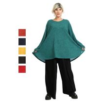 AKH Fashion Pullover Strick-Shirts Lagenlook Mode große Größen
