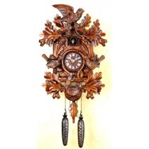 Original Schwarzwald- Kuckucksuhr mit Nachtabschaltung - Cuckoo Clocks-Black Forest
