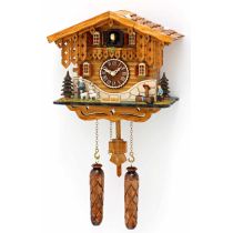 Orig. Schwarzwald- Kuckucksuhr Heidihaus mit 12 Melodien, Kuckuck -Cuckoo Clocks