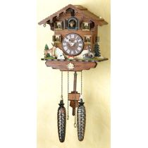 Orig. Schwarzwald-Kuckucksuhr-Schwarzwaldhaus Waldtiere -Cuckoo Clock-handmade Germany Black Forest