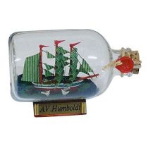 Kleines Flaschenschiff- Buddelschiff- Schiff in Flasche- Alexander von Humboldt