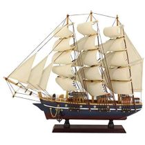 Modell- Segelschiff, Schiffsmodell Segler Holz 47 cm