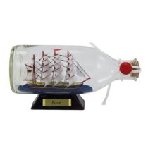 Passat Flaschenschiff- Buddelschiff- Schiff in Flasche- L 16 cm