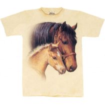 T-Shirt Pferd: Gentle Touch, Gr. XL (The Mountain)