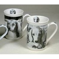 Tasse Kaffeebecher Retro Hund