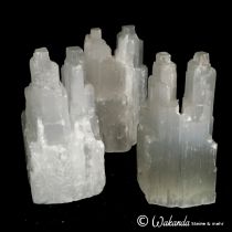 Selenit Kristall Doppel-Türmchen klein