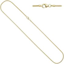 Schlangenkette 333 Gelbgold 1,4 mm 45 cm Goldkette Halskette