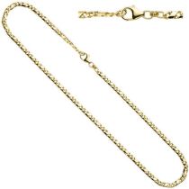 Halskette Kette 333 Gelbgold massiv 45 cm Goldkette Karabiner