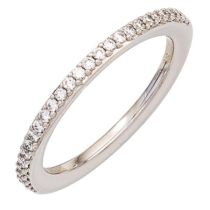 Damen Ring aus 585 Weißgold 26 Diamanten 0,21ct.